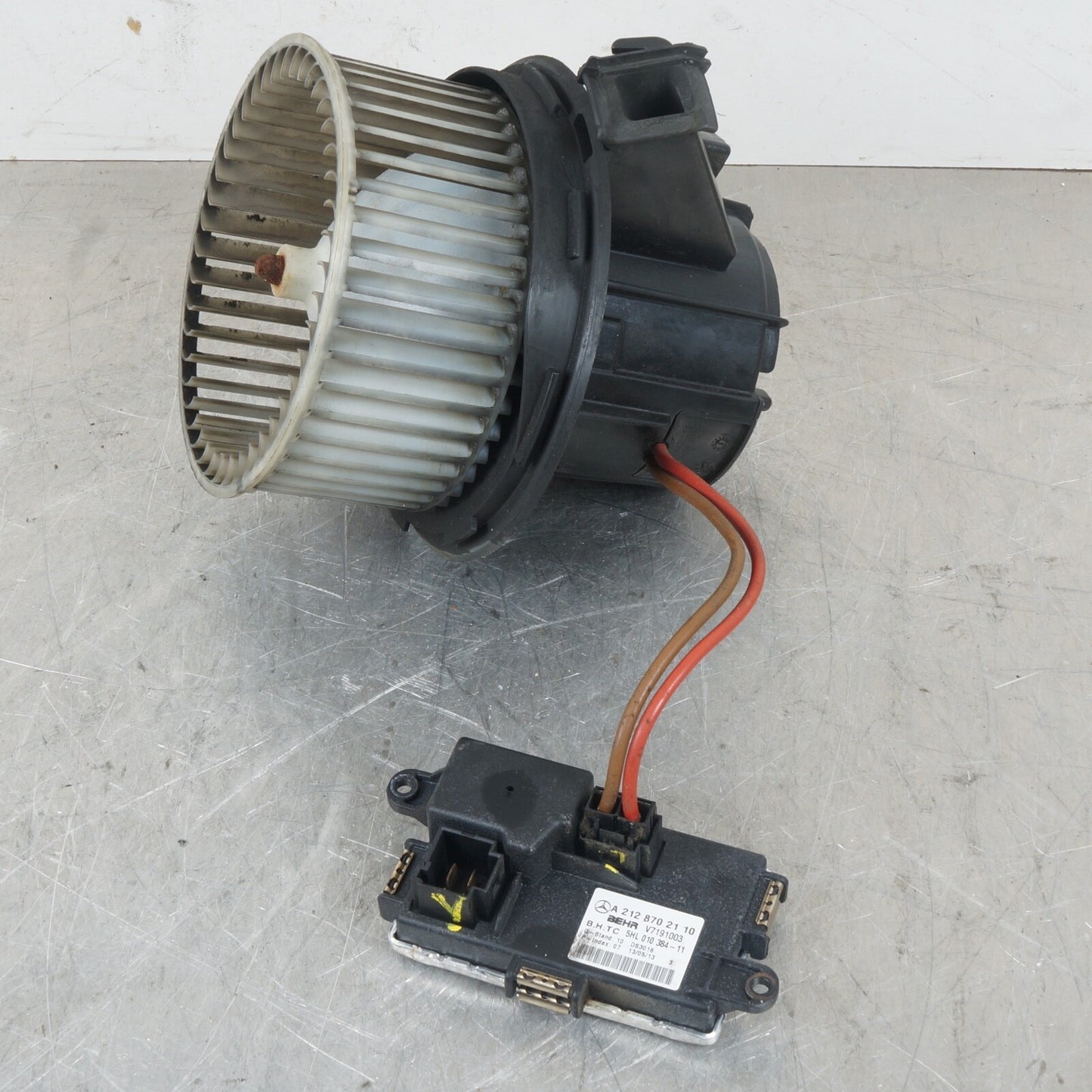 11-20 Mercedes W207 E350 C250 SLK350 AC A/C Heater Blower Motor Fan OEM