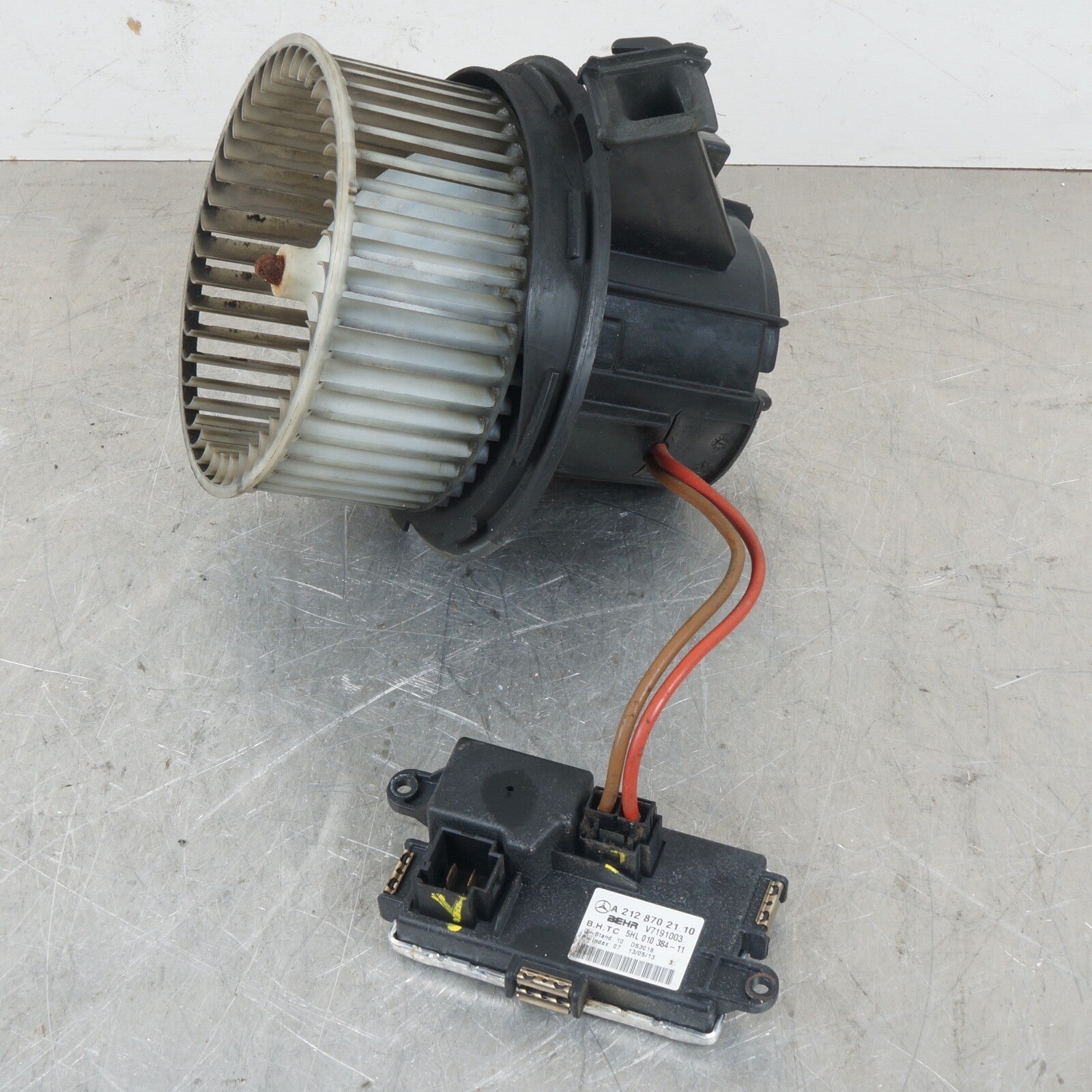 11-20 Mercedes W207 E350 C250 SLK350 AC A/C Heater Blower Motor Fan OEM