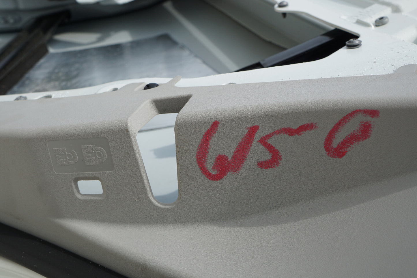 2007 - 2013 MERCEDES-BENZ S550 REAR RIGHT PASSENGER SIDE DOOR SHELL OEM