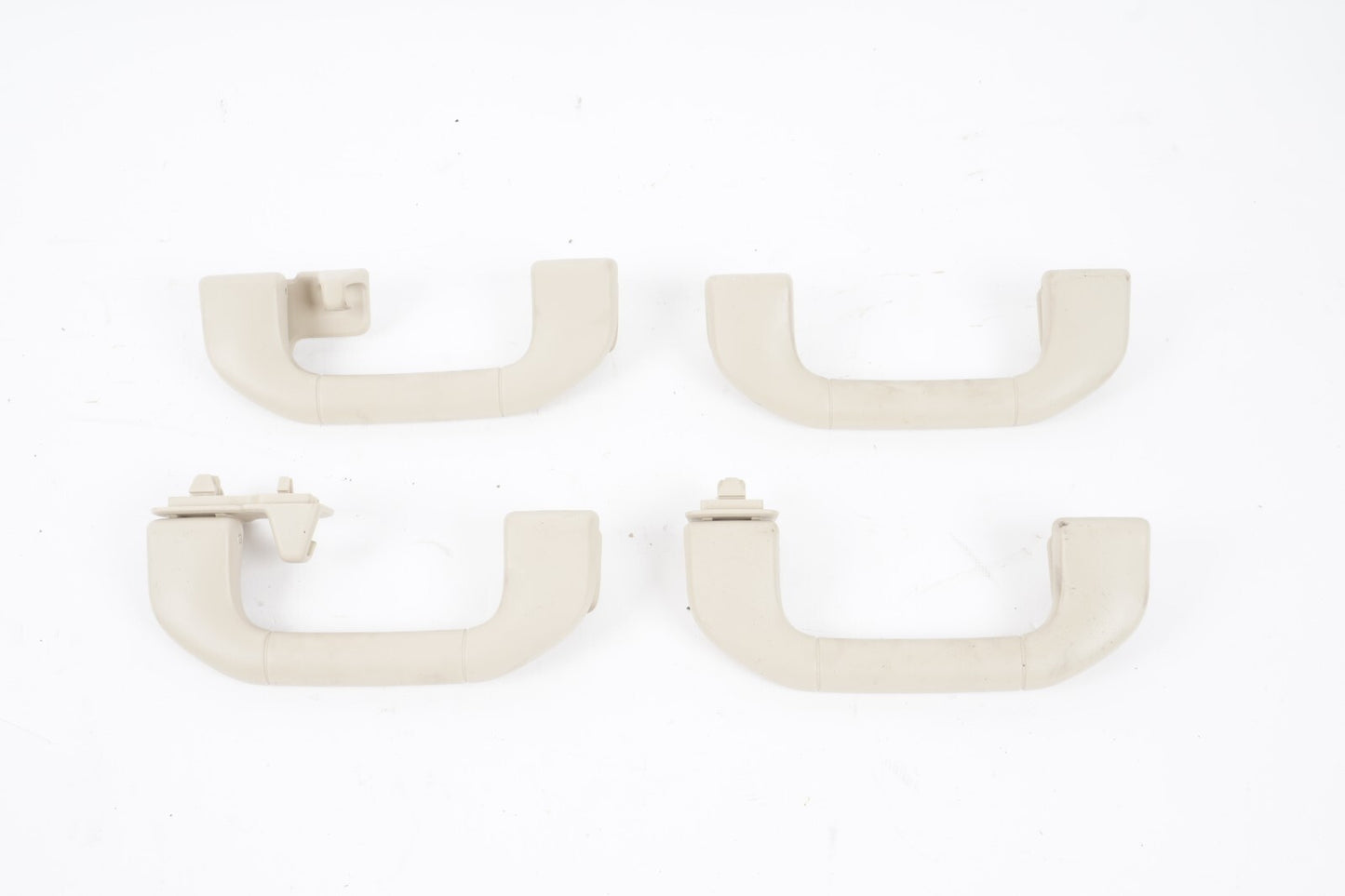 08-14 Mercedes C350 C300 W204 OVERHEAD ROOF GRAB HANDLE SET OF 4 OEM