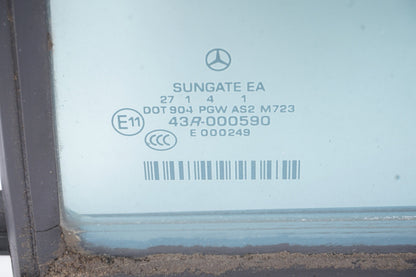 2007-2013 Mercedes W221 S550 S65 Quarter Window Glass Rear Left Driver Side OEM