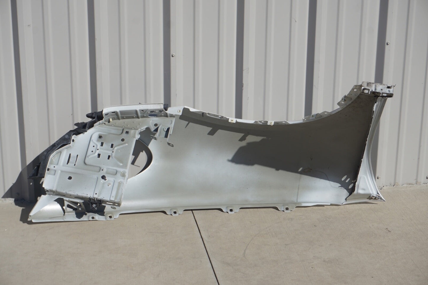 11-14 Porsche Cayenne 958 S Left Driver Side Fender Assembly WHITE OEM