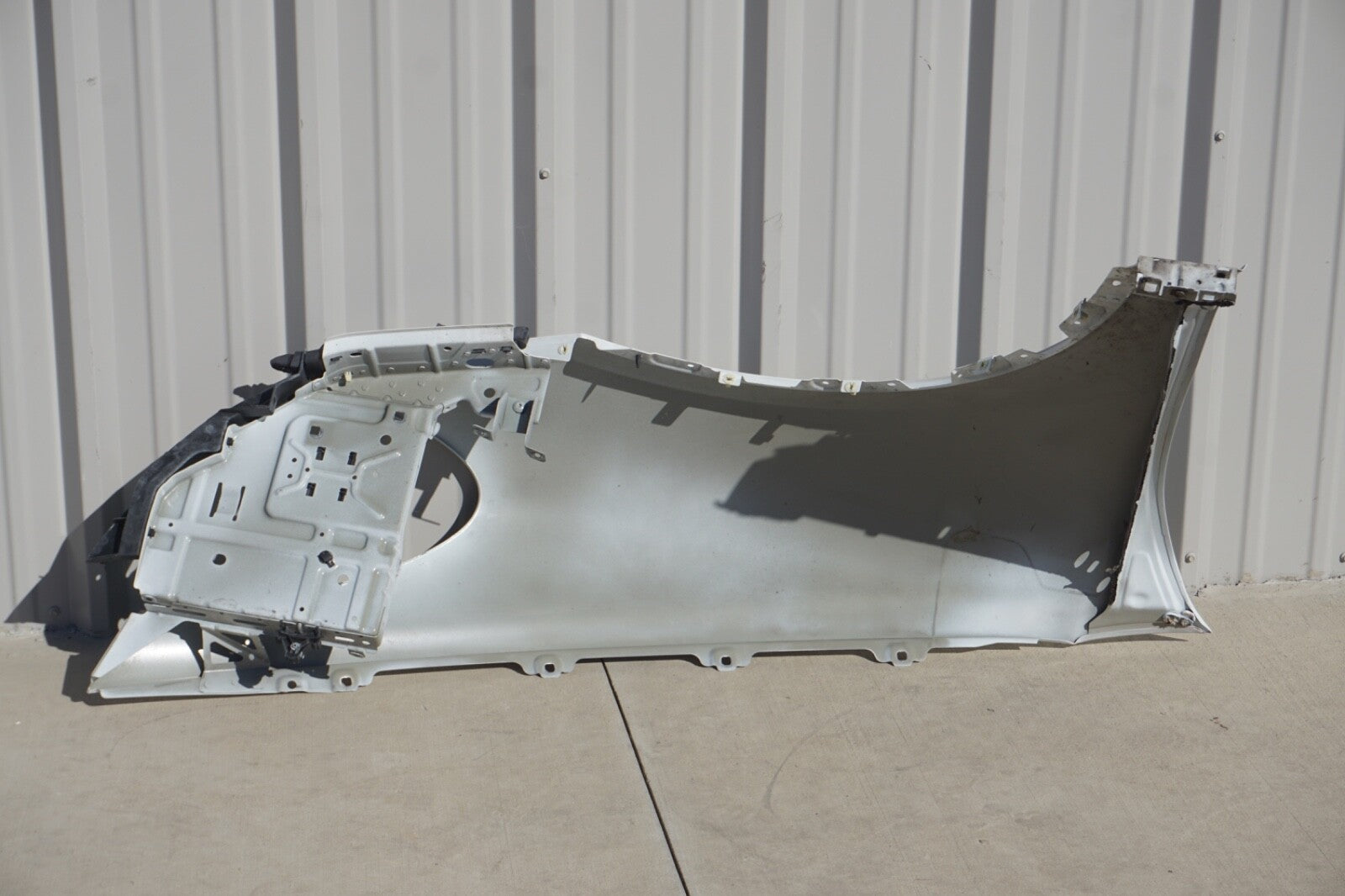 11-14 Porsche Cayenne 958 S Left Driver Side Fender Assembly WHITE OEM