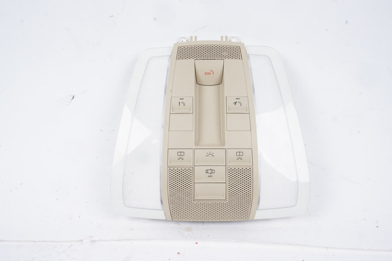 11-17 Mercedes W207 E550 E350 Convertible Overhead Dome Light Lamp BEIGE OEM