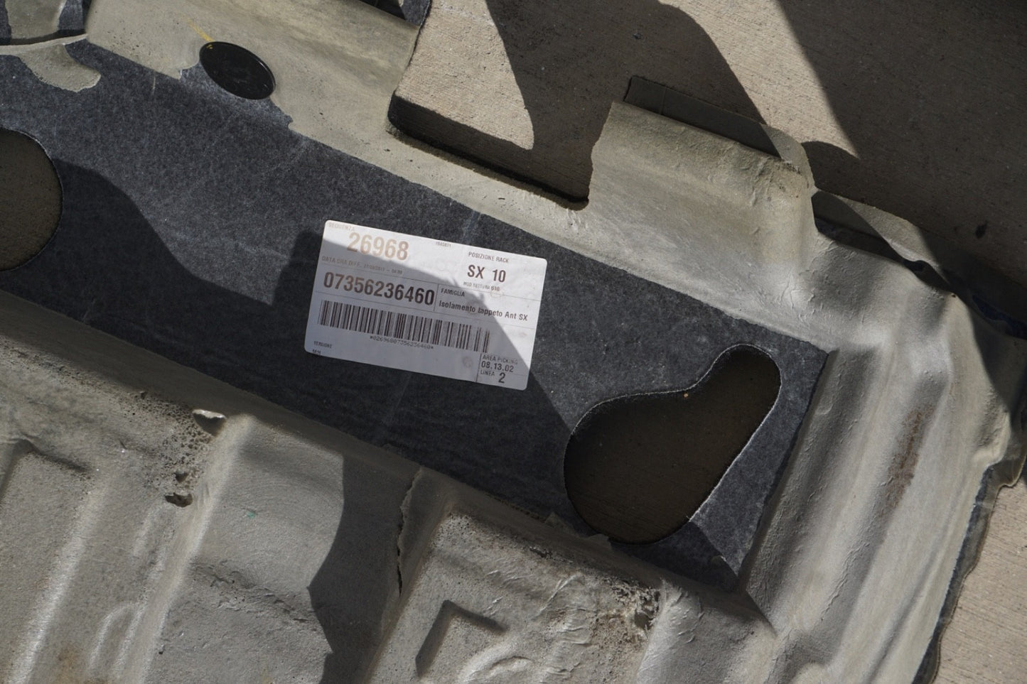 2015 - 2023 Jeep Renegade Front Left Floor Carpet Cover Liner Mat OEM