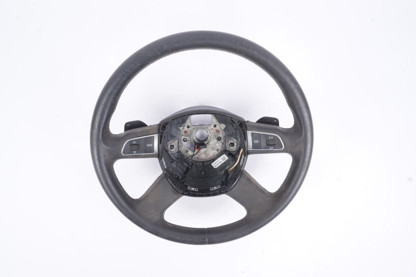 2006 - 2010 Audi A8l A8 D3 Steering Wheel Leather W Multifunction Switch Oem