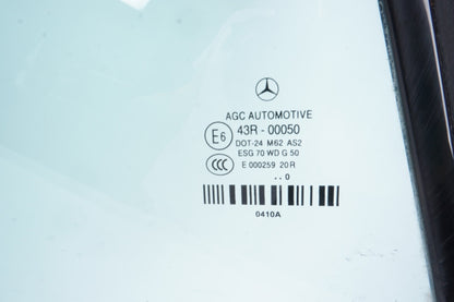 11-17 Mercedes W207 E350 Convertible Rear Right Quarter Window Glass OEM