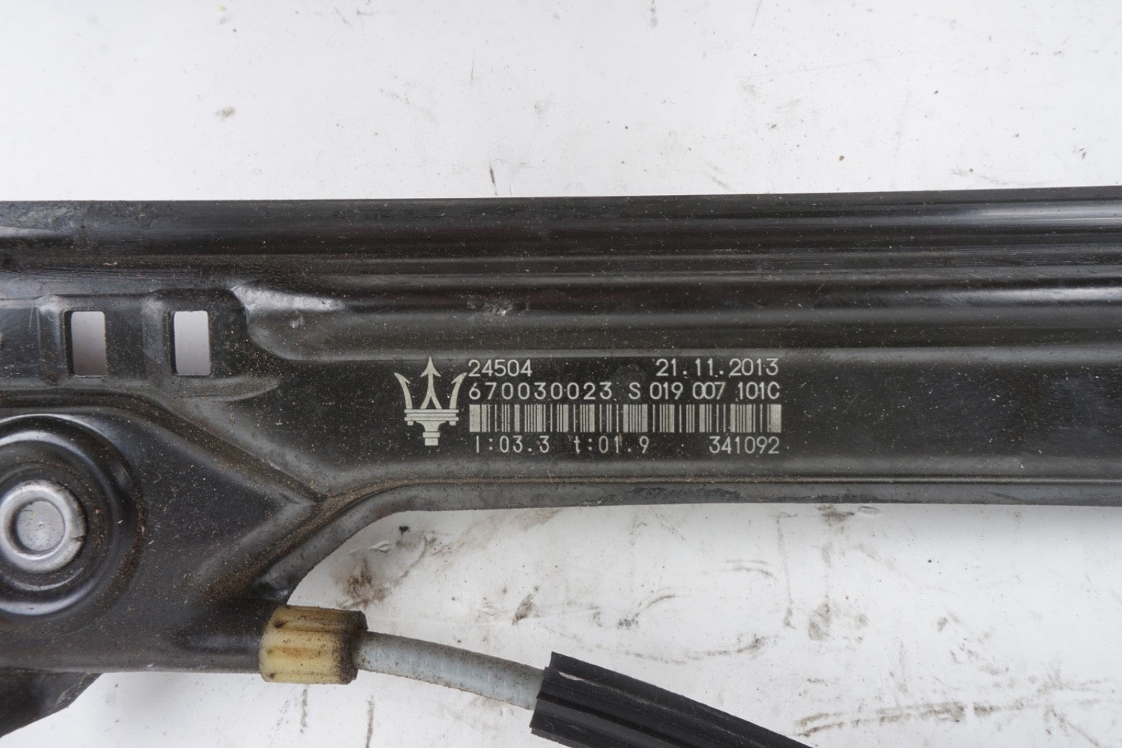 2014 - 2021 Maserati Ghibli Rear Left Side Door Window Regulator Motor 670030023