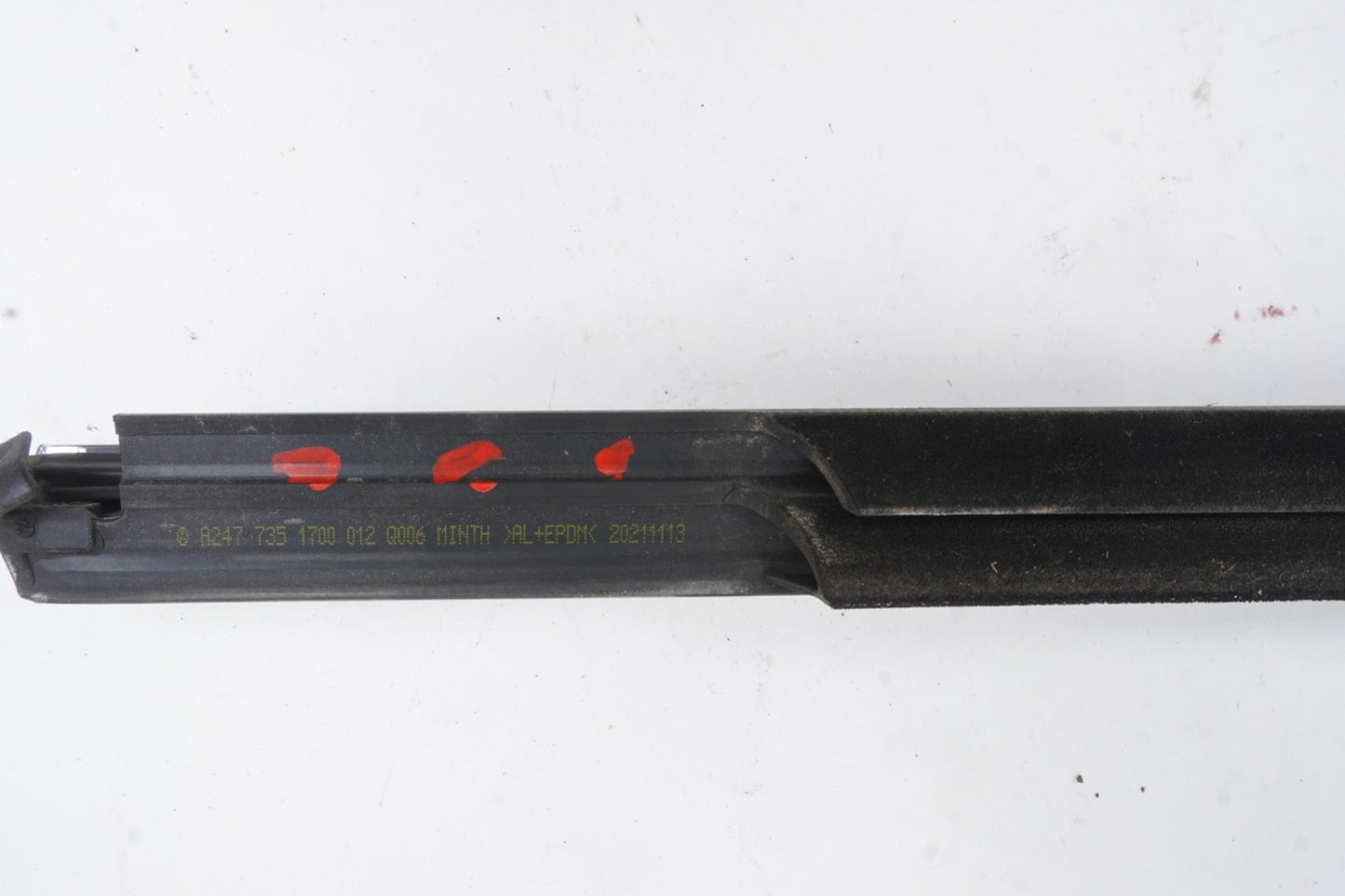 2020 - 2025 MERCEDES GLB250 EQB REAR LEFT SIDE DOOR WINDOW BELT MOLDING OEM