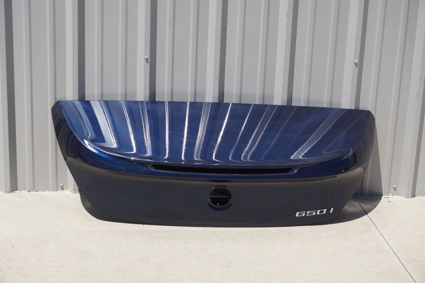 2004 - 2010 BMW E64 645 650 M6 Convertible Rear Trunk Lid Shell Panel