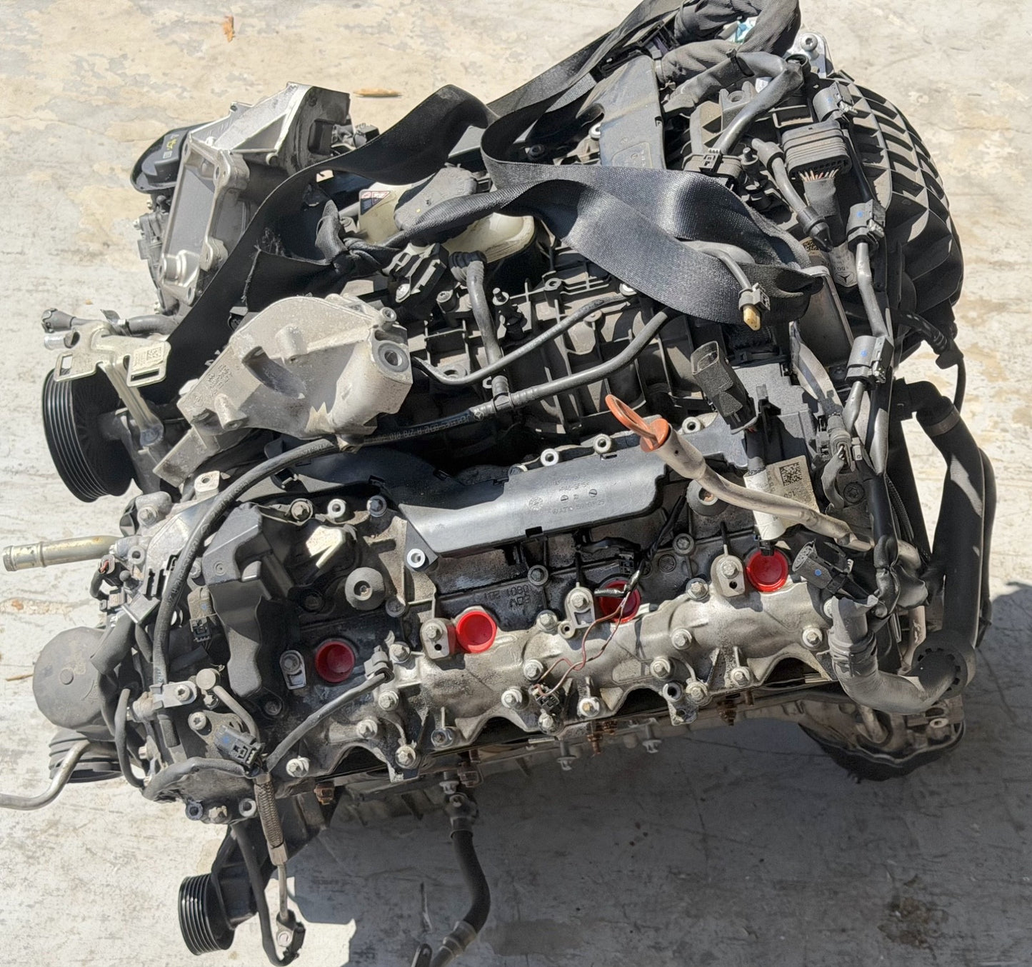 11-19 Mercedes W222 S550 GLE550 GL550 M278 RWD 4.6L V8 Engine Motor TESTED 131K