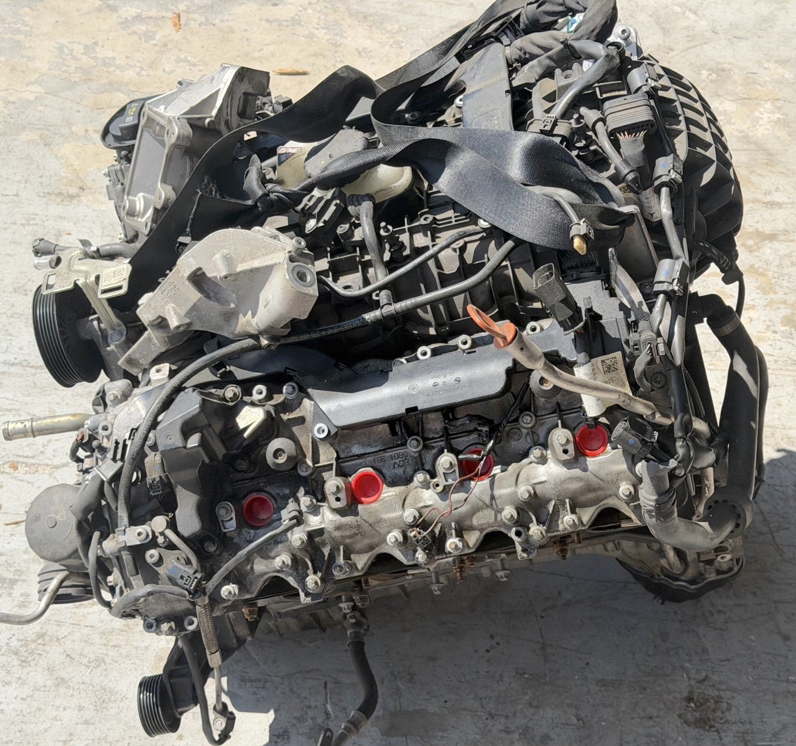 11-19 Mercedes W222 S550 GLE550 GL550 M278 RWD 4.6L V8 Engine Motor TESTED 131K