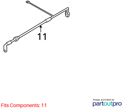 2012-2019 Volkswagen Passat Positive (+) Battery Cable 5C0971228M OEM