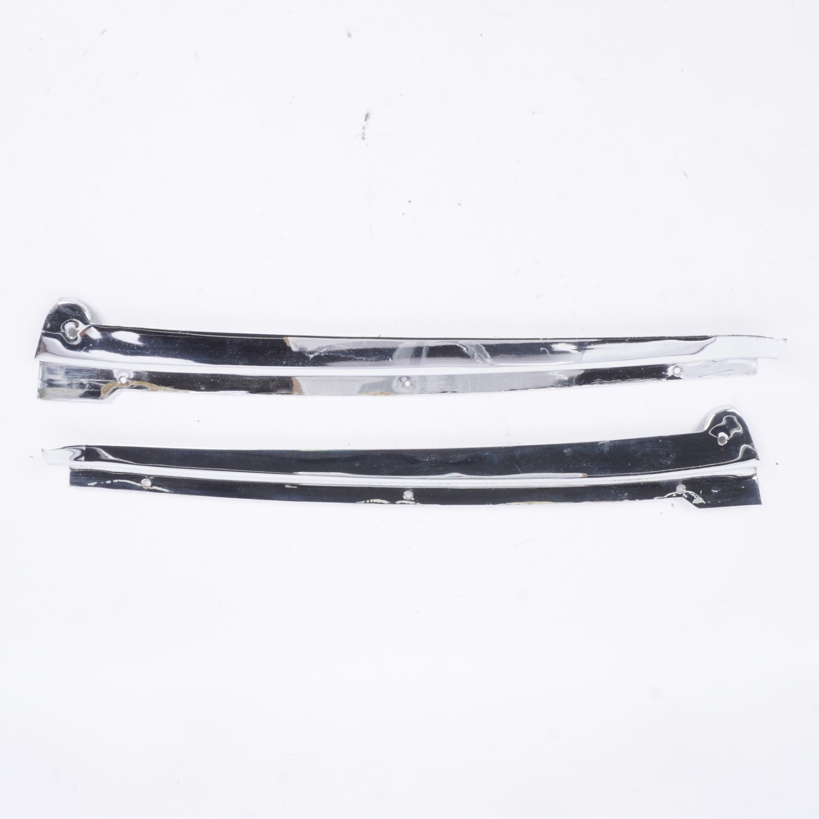 Mercedes W113 Cabrio Chrome Molding Pair Moldings