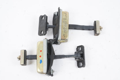 03-12 Mercedes R230 SL500 DOOR HINGE CHECK STRAP STOPPER SET OF 2 OEM