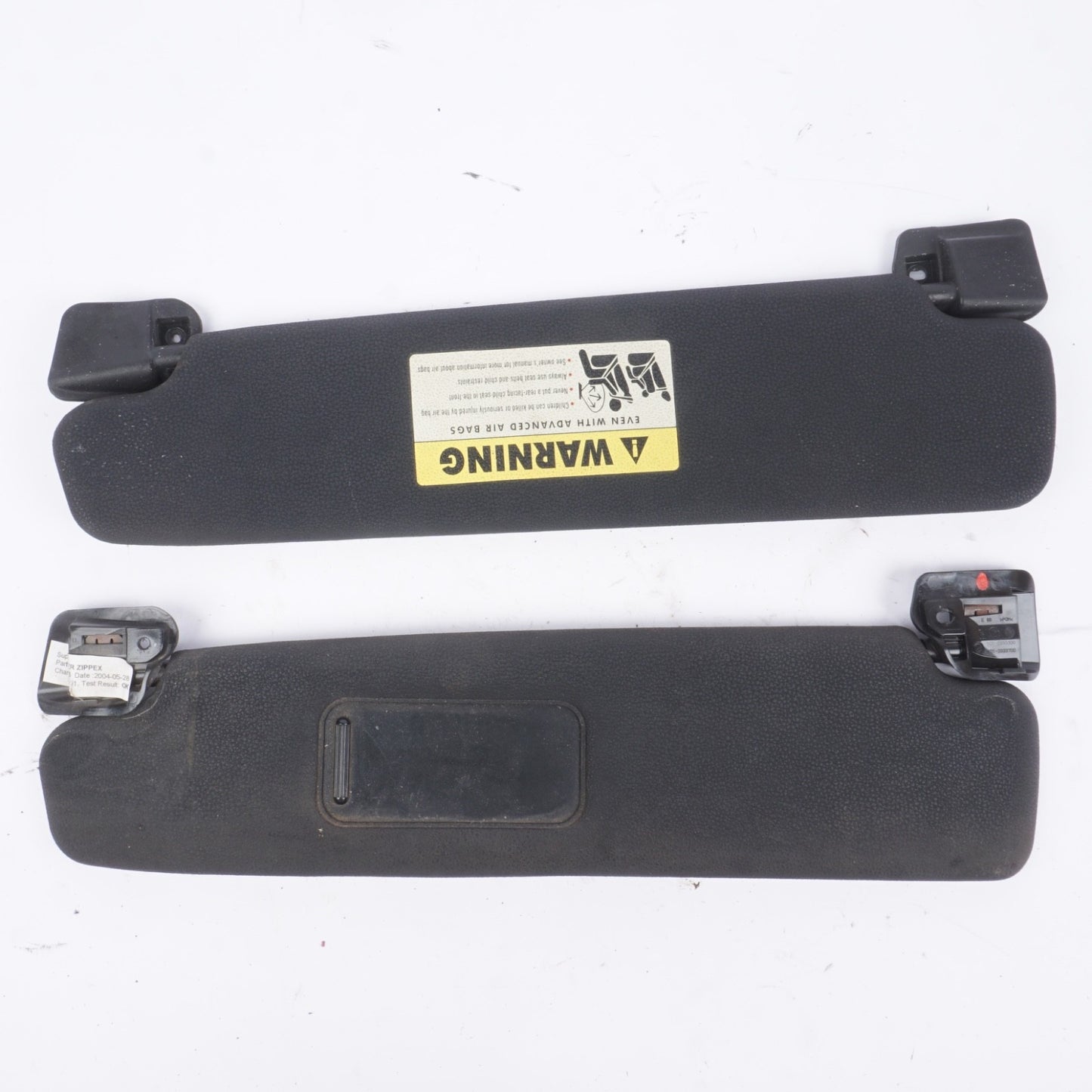 03-08 BMW E85 Z4 CONVERTIBLE SET OF 2 FRONT LEFT & RIGHT SUN VISOR OEM