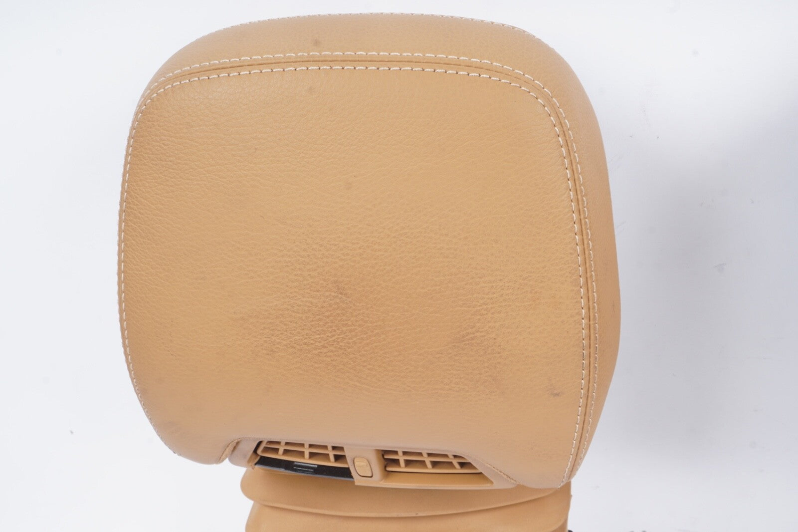 10-17 Mercedes C250 E350 Convertible Front Left Right Headrest Pair Set Brown