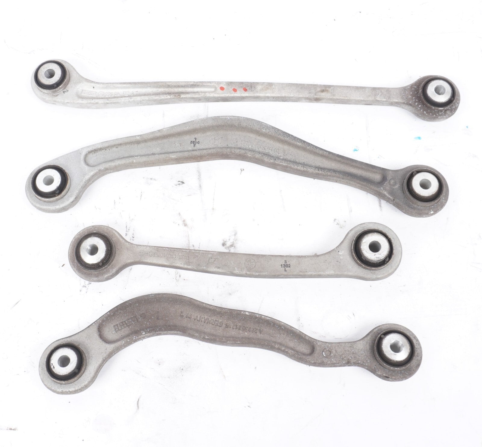 14-17 Mercedes S550 W222 RWD Rear Left Driver Side Control Arm SET of 4 OEM