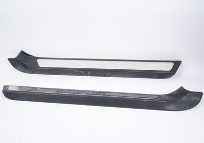 10-16 Mercedes E350 E550 W207 Convertible Left Right Door Sill Scuff Plate Trim