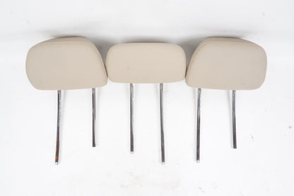 2008 - 2014 MERCEDES BENZ C250 C300 C350 TAN REAR SEAT HEADREST SET OEM