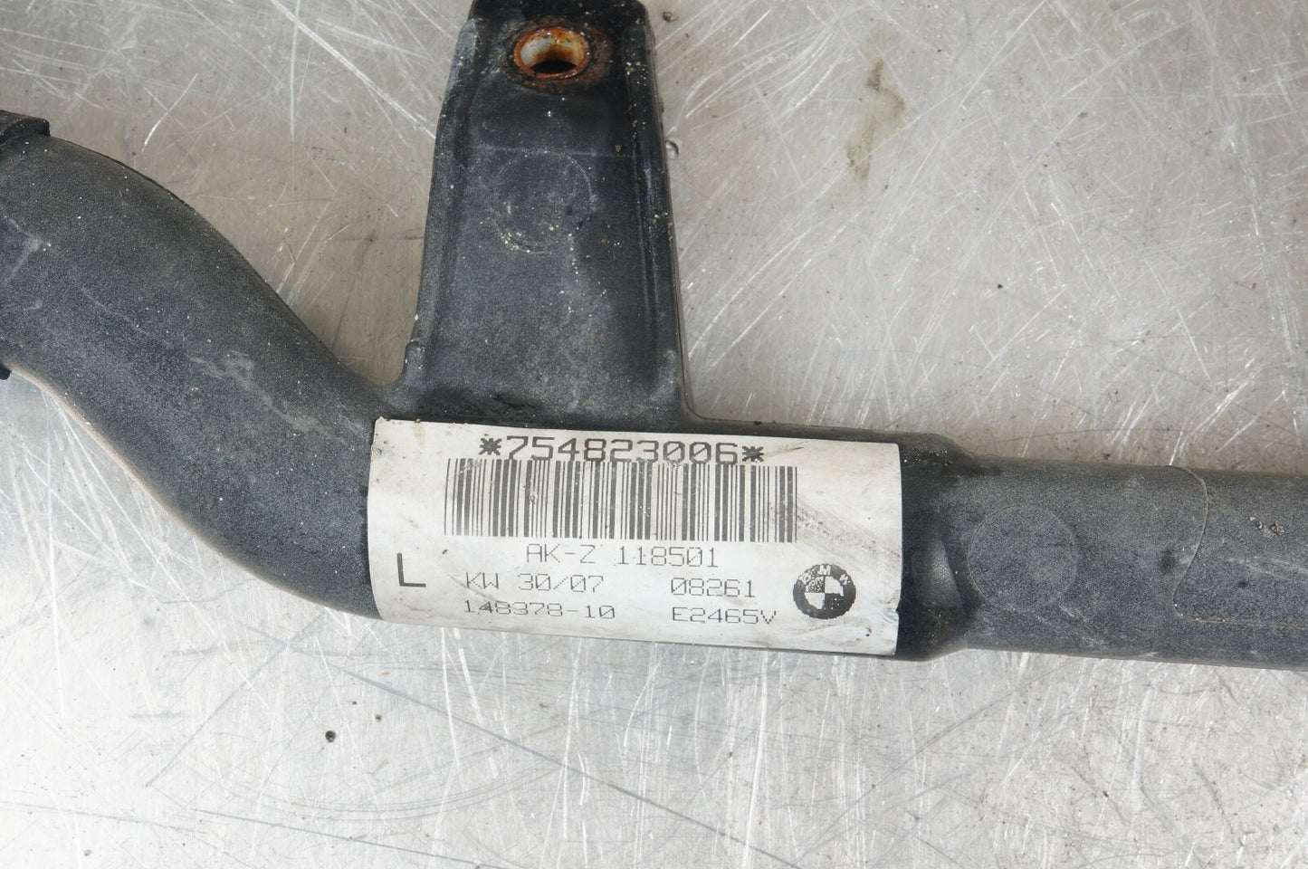 2005-2013 BMW 335I E93 3.0L N54 THERMOSTAT HEATER WATER COOLANT RETURN HOSE OEM