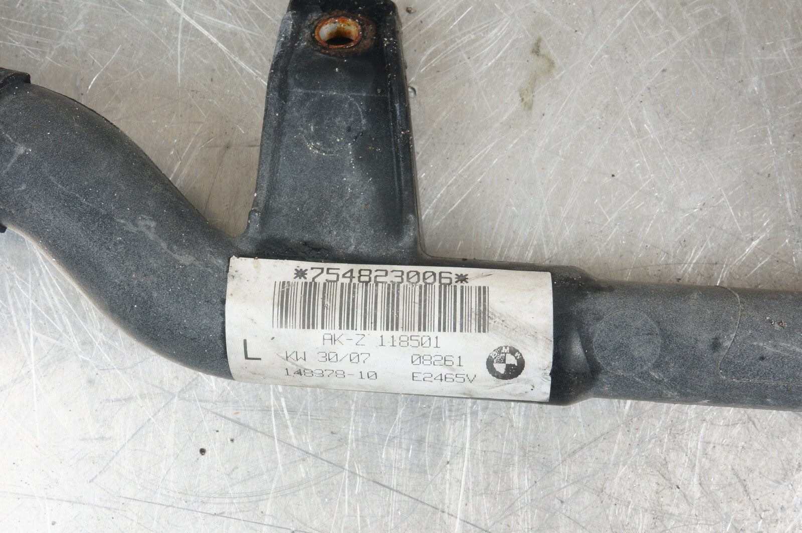 2005-2013 BMW 335I E93 3.0L N54 THERMOSTAT HEATER WATER COOLANT RETURN HOSE OEM