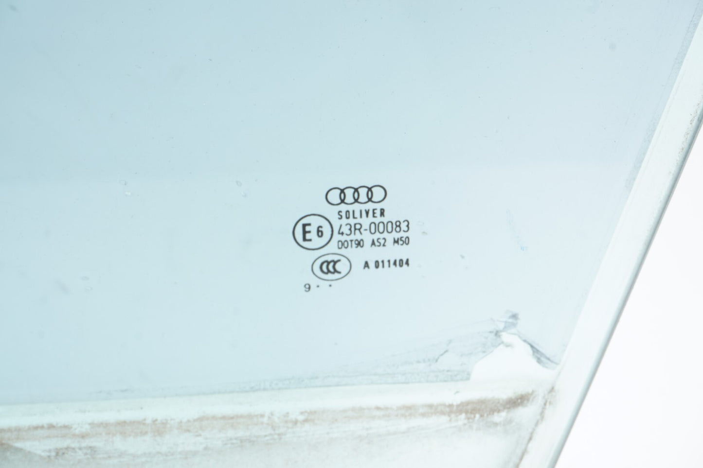 2005 - 2011 Audi A6 Front Left Driver Side Door Window Glass OEM