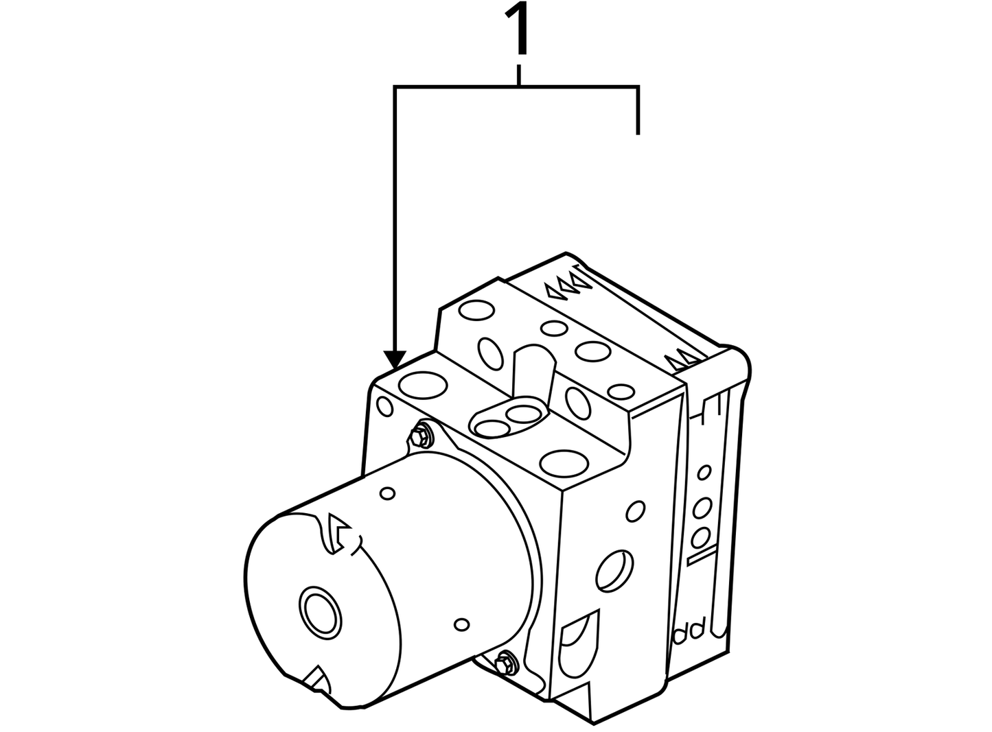 2007-2013 Bmw X5 Abs Pump Control Module