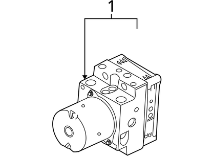 2007-2013 Bmw X5 Abs Pump Control Module