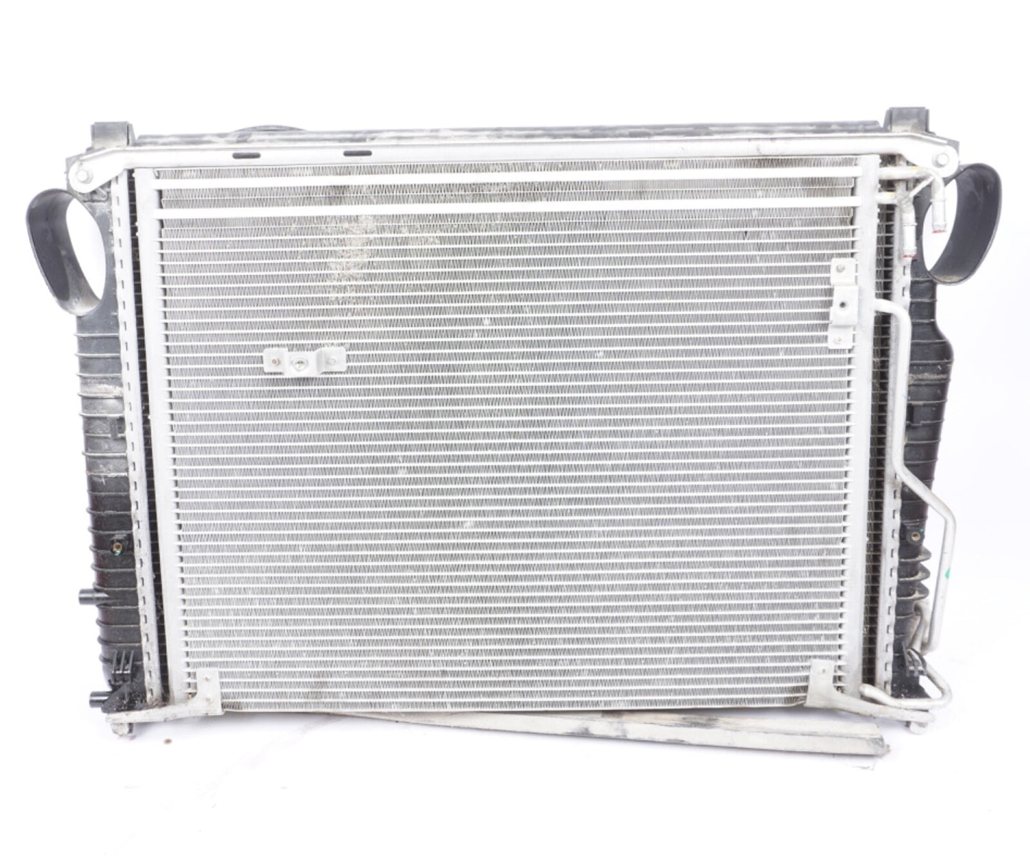 03-06 Mercedes R230 SL500 Engine Cooling Radiator AC A/C Condenser OEM