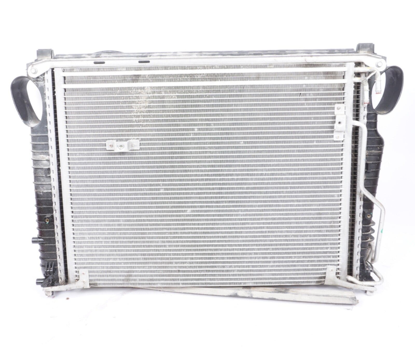 03-06 Mercedes R230 SL500 Engine Cooling Radiator AC A/C Condenser OEM