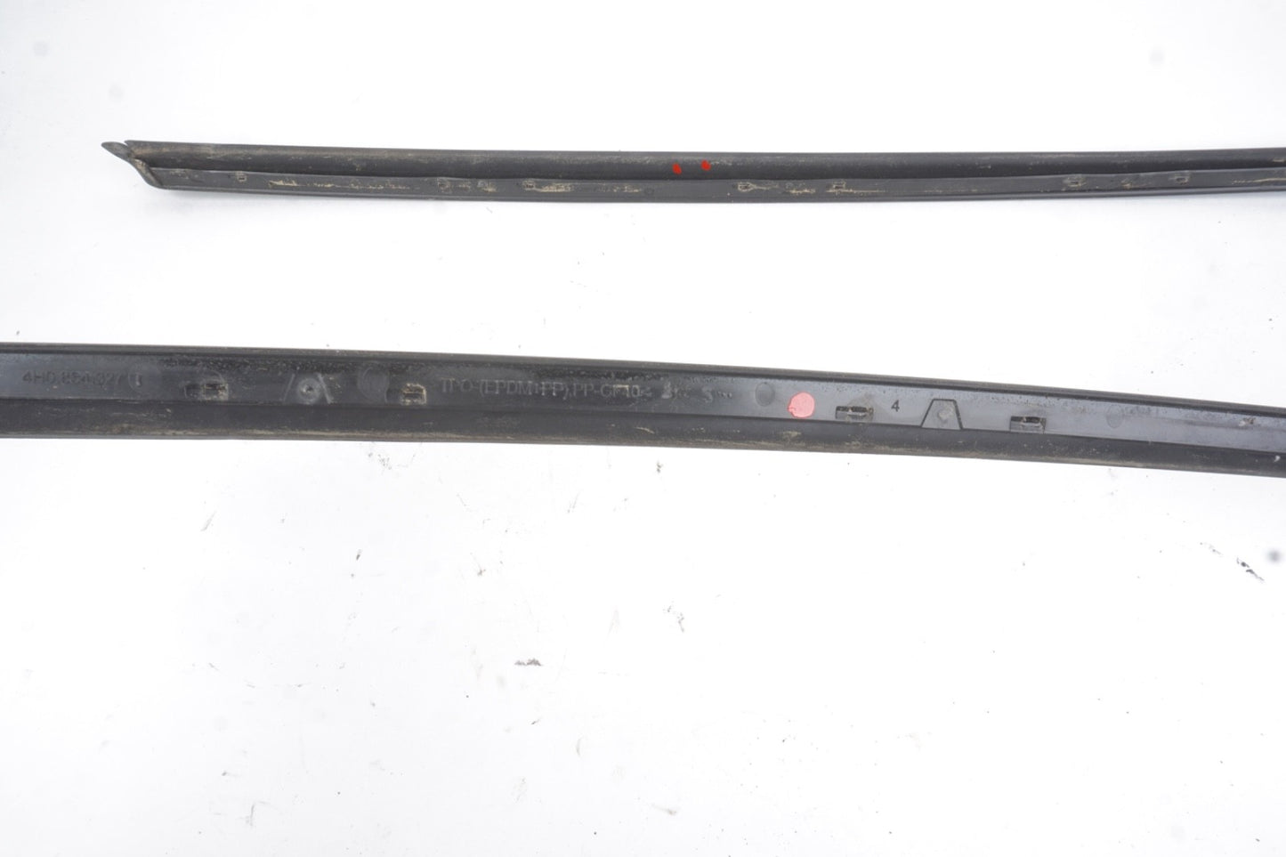 2011 - 2017 Audi A8 Windshield Left And Right Drip Seal Molding OEM