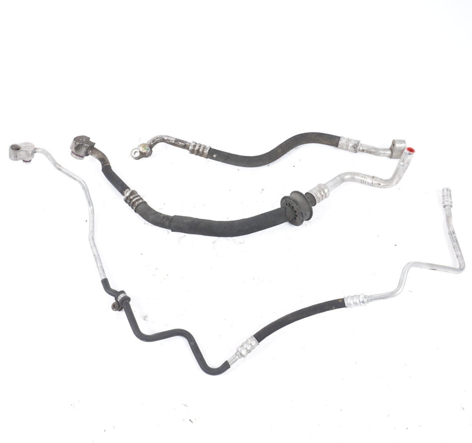 11 - 14 AUDI A8 A8L 3.0L Ac Hose Line Pipe SET of 3 OEM