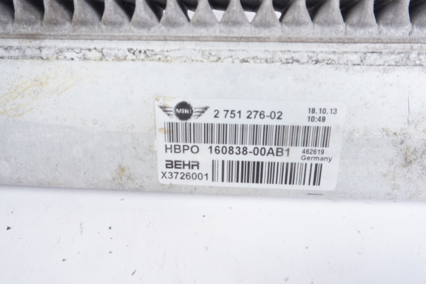 06-14 Mini Cooper S Clubman R55 Engine Motor Cooling Radiator 2751276 OEM