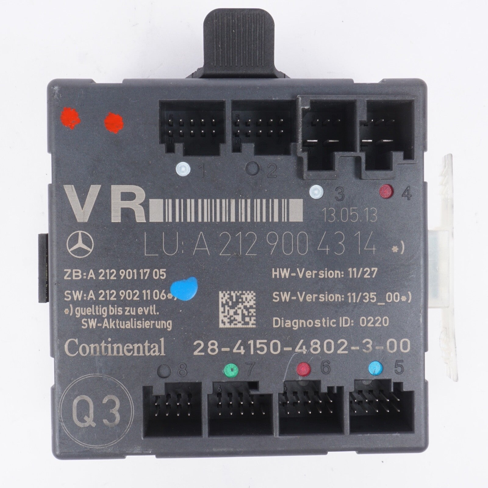 08-18 Mercedes E350 C250 C300 SLK250 Front Right Side Door Control Module OEM