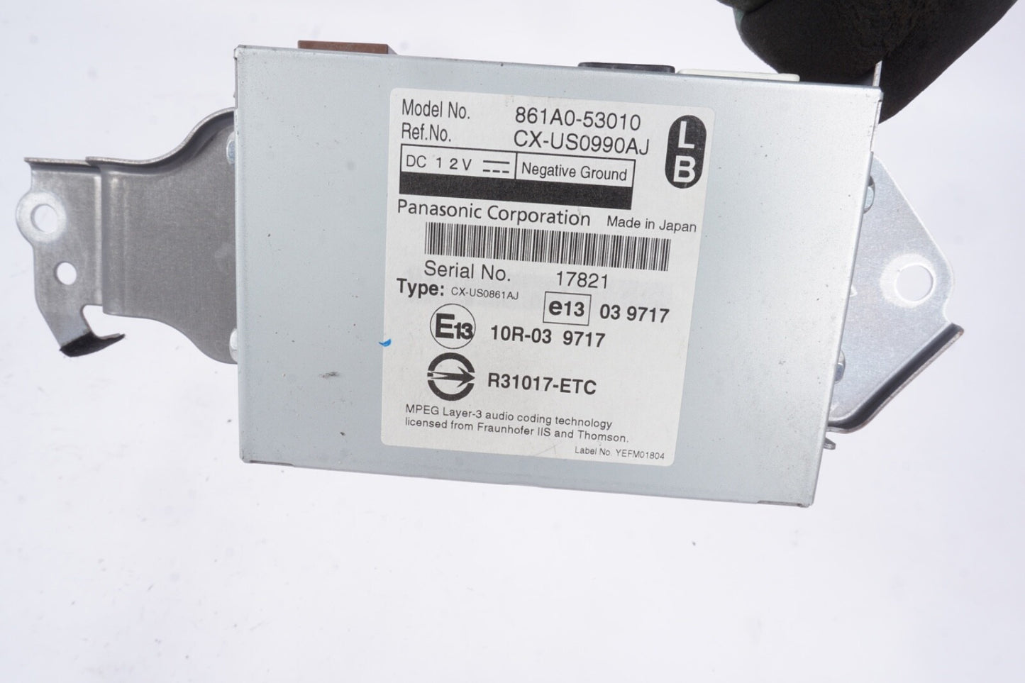 2010 - 2013 LEXUS IS350 IS250 AUDIO CODING MULTIMEDIA CONTROL MODULE 861A0-53010