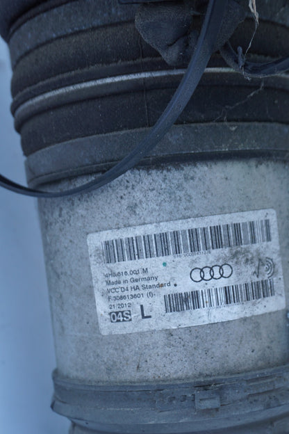 12-17 AUDI A8L A8 3.0L REAR LEFT DRIVER SIDE AIR SHOCK STRUT 4H0616001M OEM