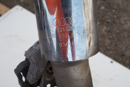 2011  2012 AUDI A8 L 4.2L REAR LEFT DRIVER SIDE EXHAUST MUFFLER OEM