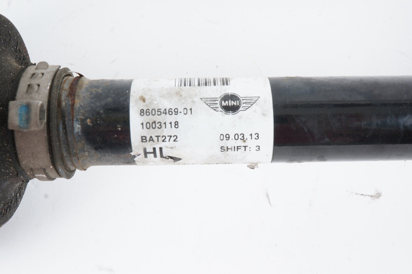 2007 - 2015 MINI COOPER R55 FRONT DRIVER SIDE AXLE SHAFT CV U JOINT OEM 24K mile
