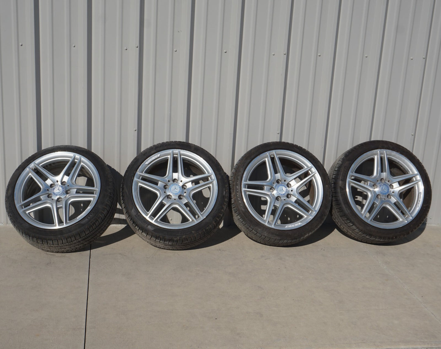 08-14 Mercedes C250 C300 C350 AMG Alloy Wheel Rim & Tire R18 18" OEM