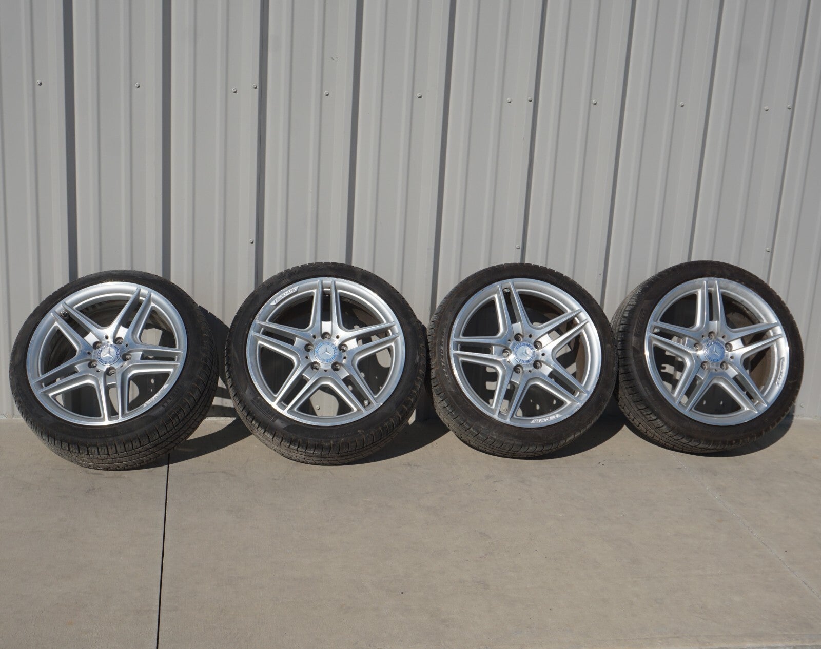 08-14 Mercedes C250 C300 C350 AMG Alloy Wheel Rim & Tire R18 18" OEM