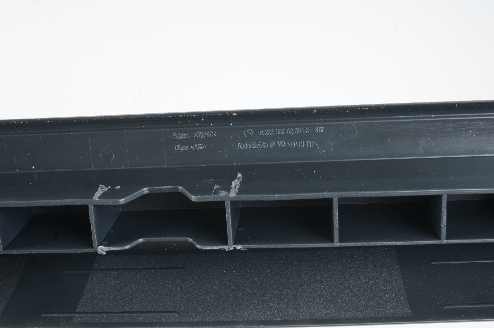 2014-2017 Mercedes W222 S500 DOOR SILL PLATE TRIM COVER PANEL SET OF 4 OEM