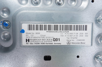 10-17 Mercedes W207 E350 E550 Harman Becker Amplifier Amp Module 2129007108  OEM
