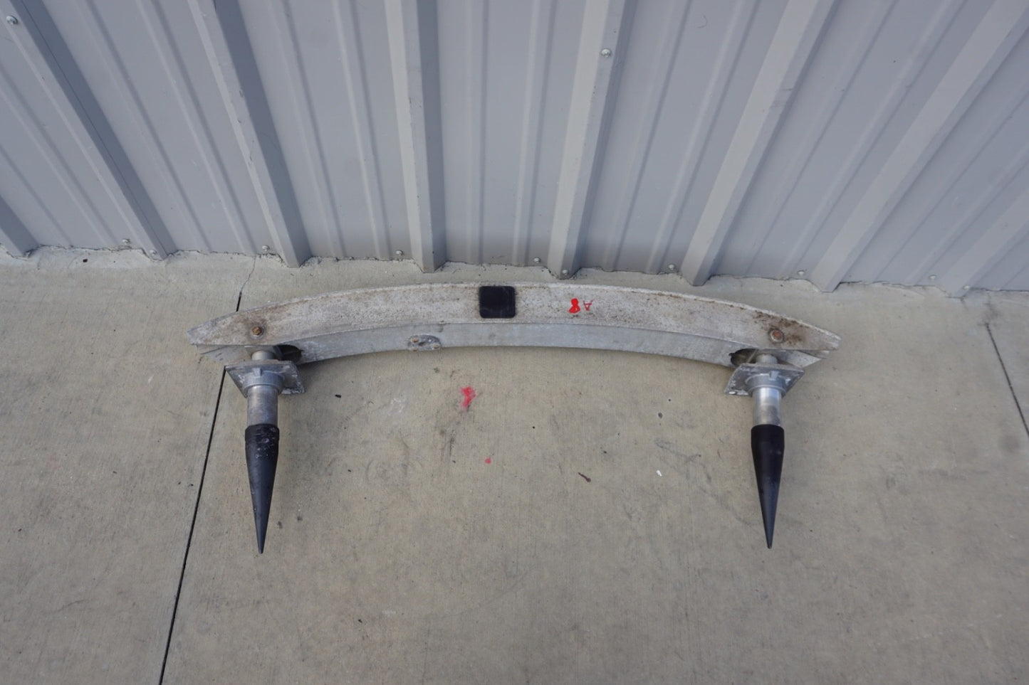 03-10 AUDI D3 A8 A8L S8 QUATTRO REAR BUMPER REINFORCEMENT IMPACT BAR OEM