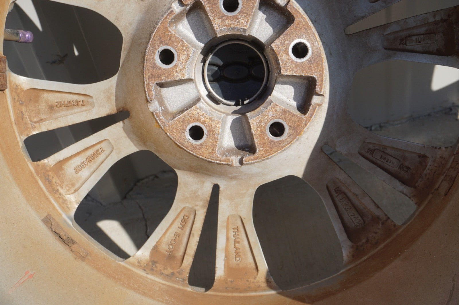 2016 - 2018 Fiat 500 Rim Rims Wheel Wheels OEM Aluminum 17x7 SET