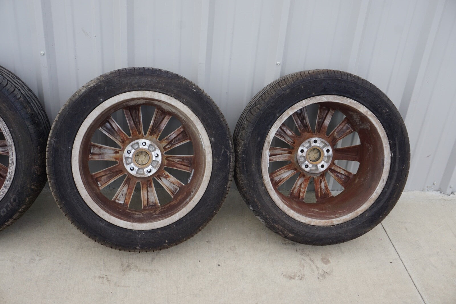 2004 - 2010 AUDI A8 OEM WHEEL RIM 18x8.5 18" SET OF 4 WHEELS AND TIRES