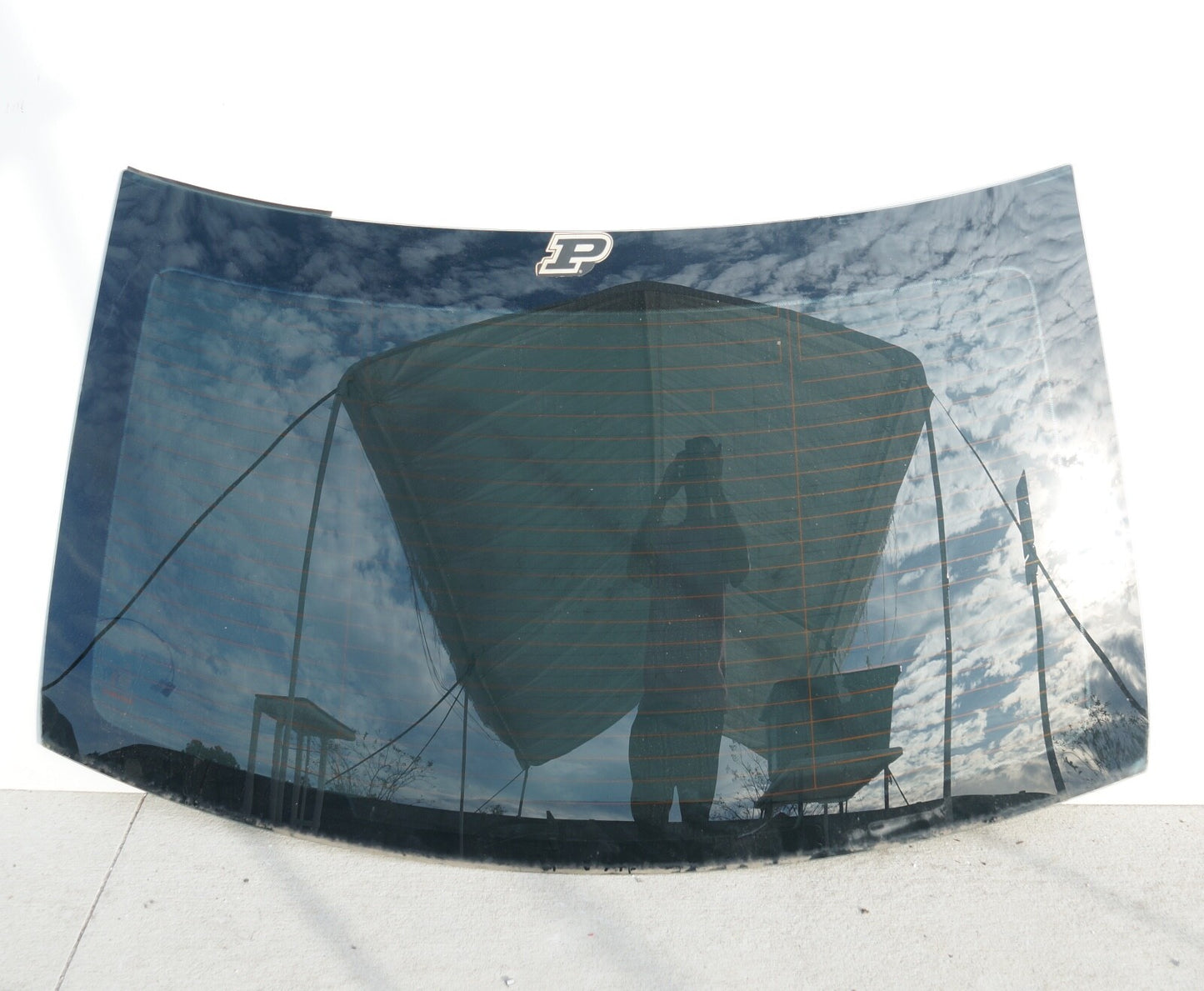 08-14 Mercedes W204 C250 C300 C350 Rear Windshield Window Glass OEM