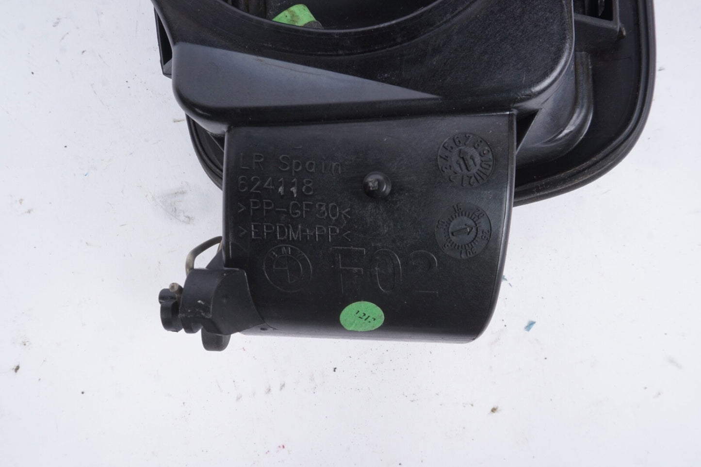 2009-2015 BMW 750LI F02 GASOLINE FUEL TANK FILLER DOOR LID COVER BLACK OEM