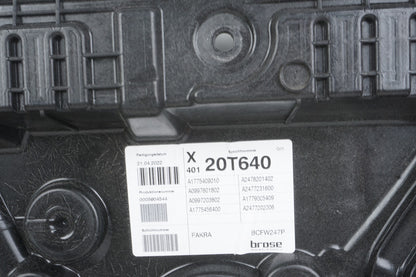 2022 - 2024 MERCEDES EQB350 FRONT RIGHT DOOR WINDOW REGULATOR CARRIER SPEAKER