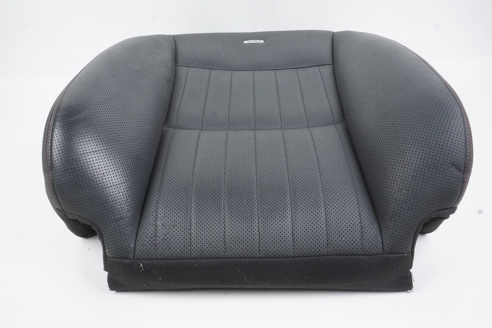 10-13 Mercedes W221 S600 Front Right Seat Cushion Top Upper Exclusive Black OEM
